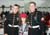 Caleb, Mackenzie Rozman & Cpl Justin Fulmer - Dec 2003
